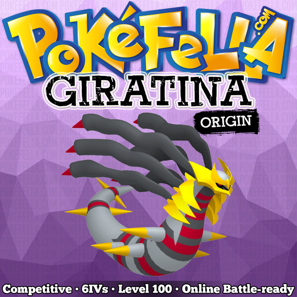 Giratina (Origin Forme) • Competitive • 6IVs • Level 100 • Online Batt