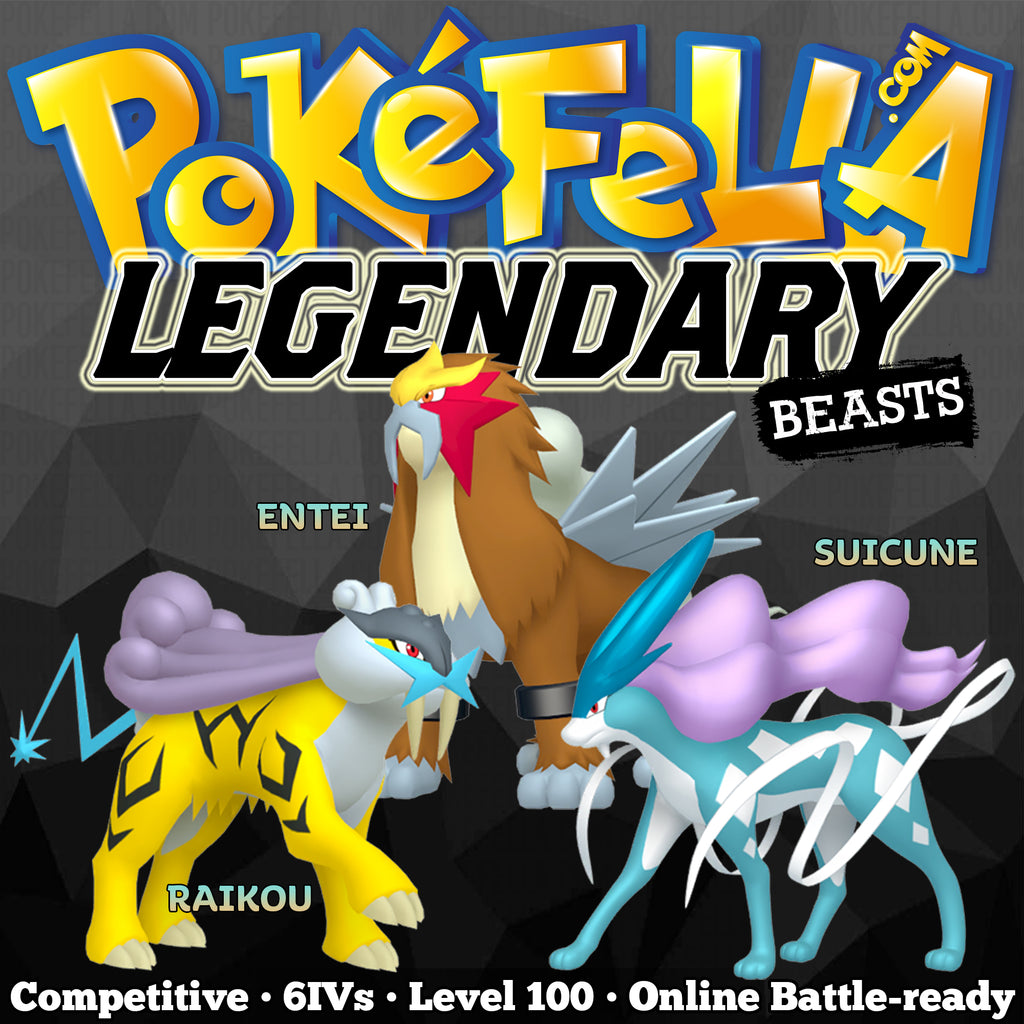 Legendary Beasts Detailed Counters Infographic. Entei, Suicune and Raikou.  - Imgur