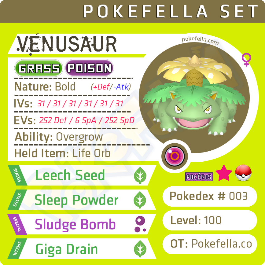 Shiny Bulbasaur, evolution chart, 100% perfect IV stats and Venusaur best  moveset in Pokémon Go
