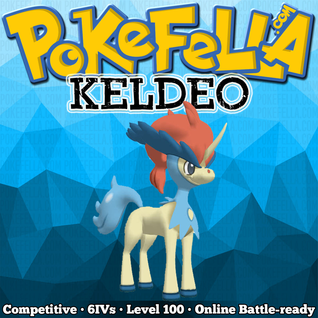 Pokemon Sword & Shield // SHINY 6IV KELDEO Regular (Instant Download) 