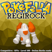 Regirock • Competitive • 6IVs • Level 100 • Online Battle-Ready