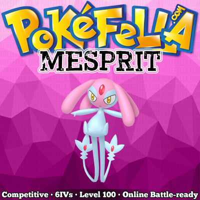 ultra square shiny Mesprit • Competitive • 6IVs • Level 100 • Online Battle-Ready