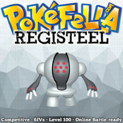 Registeel • Competitive • 6IVs • Level 100 • Online Battle-Ready