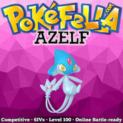 ultra square shiny Azelf • Competitive • 6IVs • Level 100 • Online Battle-Ready