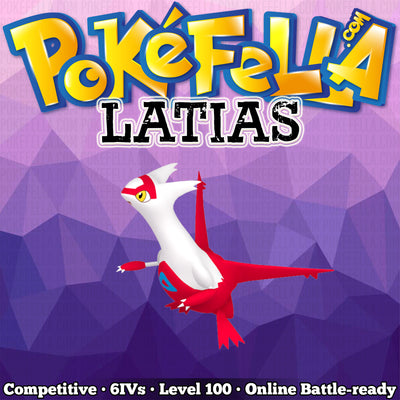 Latias • Competitive • 6IVs • Level 100 • Online Battle-Ready