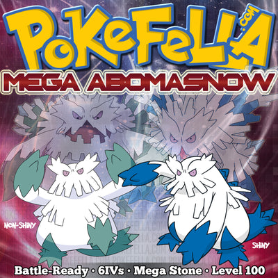 Mega Abomasnow • Smogon RU: Mixed Attacker • Battle-Ready, 6IVS, Shiny, Customizable