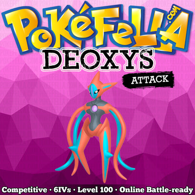 ultra square shiny Deoxys - Attack • Competitive • 6IVs • Level 100 • Online Battle-Ready