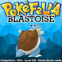 ultra square shiny Blastoise • Competitive • 6IVs • Level 100 • Online Battle-ready