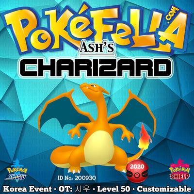 Ash's Charizard • OT: 지우 • ID No. 200930 • South Korea 2020 Event