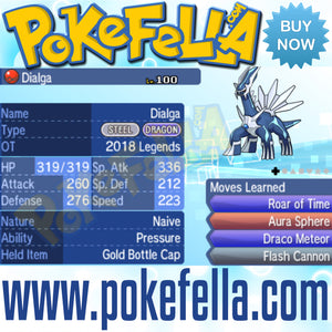 Shiny Dialga/palkia/giratina Pack Bundle 6IV Pokemon 