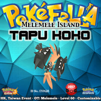 Melemele Island Shiny Tapu Koko • OT: Melemele • ID No. 170428 • Hongkong, Taiwan 2017 Event