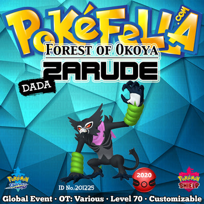 Forest of Okoya Dada Zarude • OT: オコヤのもり, Jungle, Giungla, Dschungel, Selva, 정글, 丛林, 叢林 • ID No. 201225 • Global 2020 Event