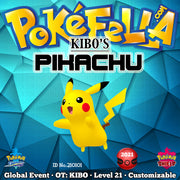 KIBO's Pikachu • OT: KIBO • ID No. 210101 • Worldwide 2021 Event