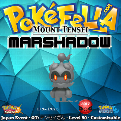 Mount Tensei Marshadow • OT: テンセイざん • ID No. 170715 • Pokémon Movie 20 