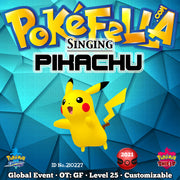 Singing Pikachu • OT: GF • ID No. 210227 • Worldwide 2021 Event