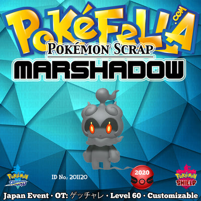Pokémon Scrap Marshadow • OT: ゲッチャレ • ID No. 201120 • Japan 2020 Event