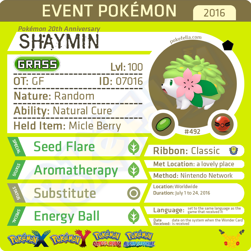 UUBL] Shaymin - Competition Archive - PokeMMO
