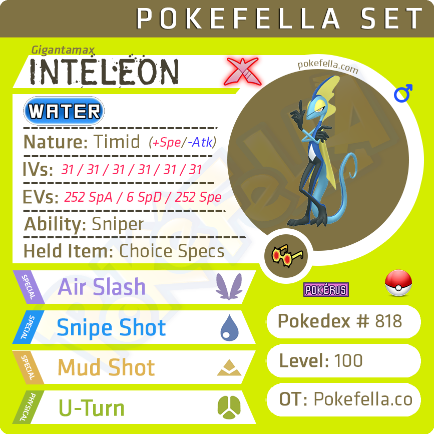 Inteleon  Pokémon Sword e Pokémon Shield