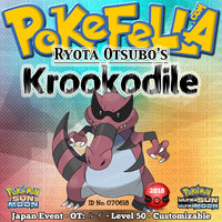Ryota Otsubo's Krookodile • OT: ルイ • ID No. 070618 • Pokémon International Championships Distribution 2018