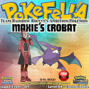 Pokémon Center/Store - Maxie's Crobat Distribution • OT: マツブサ • ID No. 180120 • Team Rainbow Rocket's Ambition Pokémon - Japan 2018 Event
