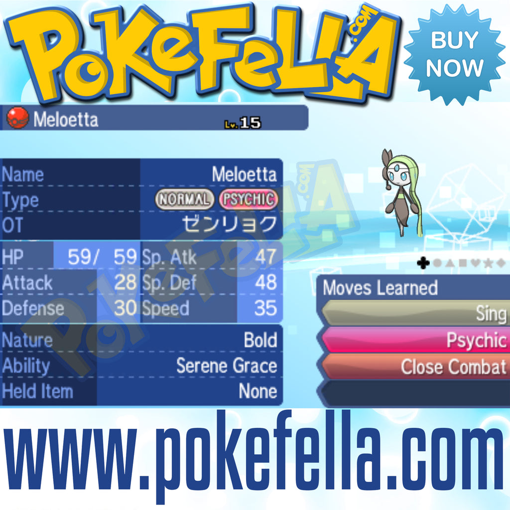 Meloetta - Pokemon, Pocket monsters - v1.0