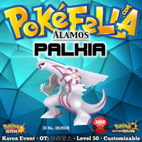 Alamos Palkia • OT: 아라모스 • ID No. 180606 • Pokémon - Rise of Darkrai Tie-In • South Korea 2018 Event