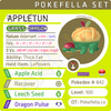 ultra square shiny Appletun • Competitive • 6IVs • Level 100 • Online Battle-ready