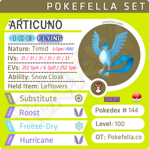 Galarian Articuno • Competitive • 6IVs • Level 100 • Online Battle