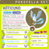 Legendary Birds • Articuno, Zapdos, Moltres •  Competitive • 6IVs • Level 100 • Hidden Ability • GameBoy Icon