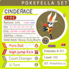 ultra square shiny Cinderace • Competitive • 6IVs • Level 100 • Hidden Ability Online Battle-ready