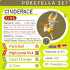 ultra square shiny Cinderace • Competitive • 6IVs • Level 100 • Hidden Ability Online Battle-ready