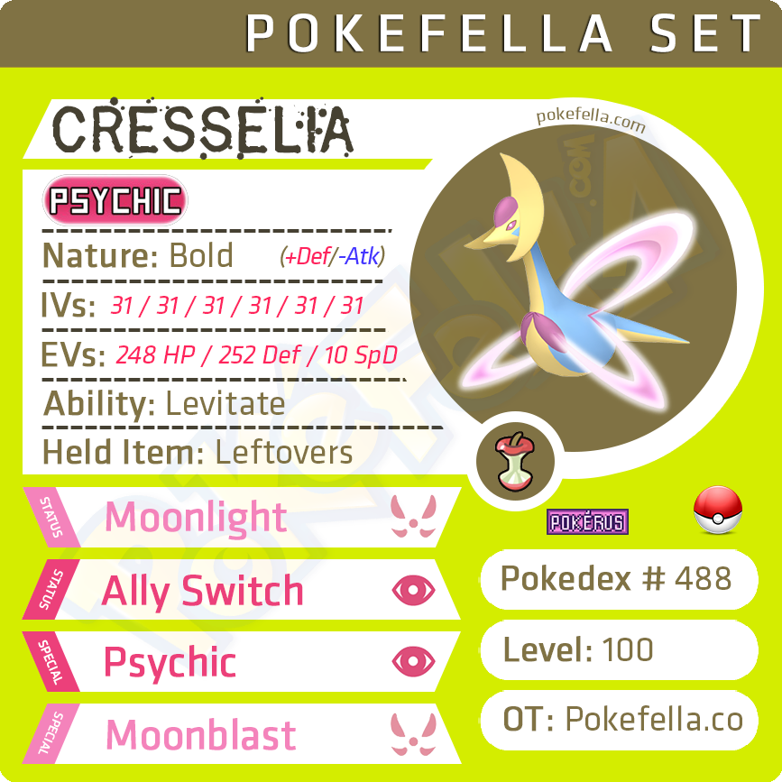Pokemon Go  Cresselia - Stats, Best Moveset & Max CP - GameWith