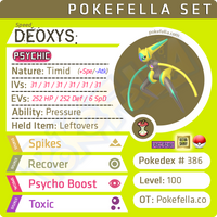 ultra square shiny Deoxys Formes: Normal, Attack, Defense, Speed •  Competitive • 6IVs • Level 100 • Online Battle-ready