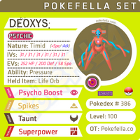 Deoxys • Competitive • 6IVs • Level 100 • Online Battle-Ready