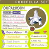 ultra square shiny Duraludon • Competitive • 6IVs • Level 100 • Online Battle-ready