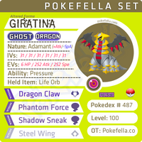 ultra square shiny Giratina (Altered Forme) • Competitive • 6IVs • Level 100 • Online Battle-Ready