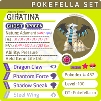 ultra square shiny Giratina (Altered Forme) • Competitive • 6IVs • Level 100 • Online Battle-Ready