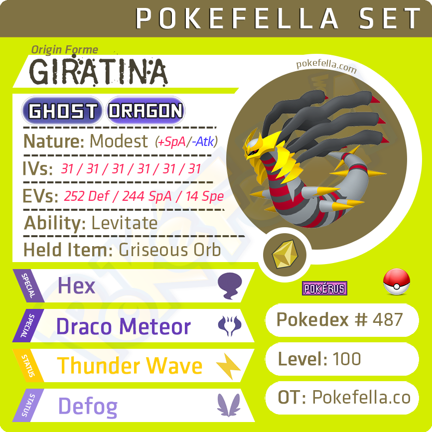 Pokemon 487 Giratina Pokedex: Evolution, Moves, Location, Stats