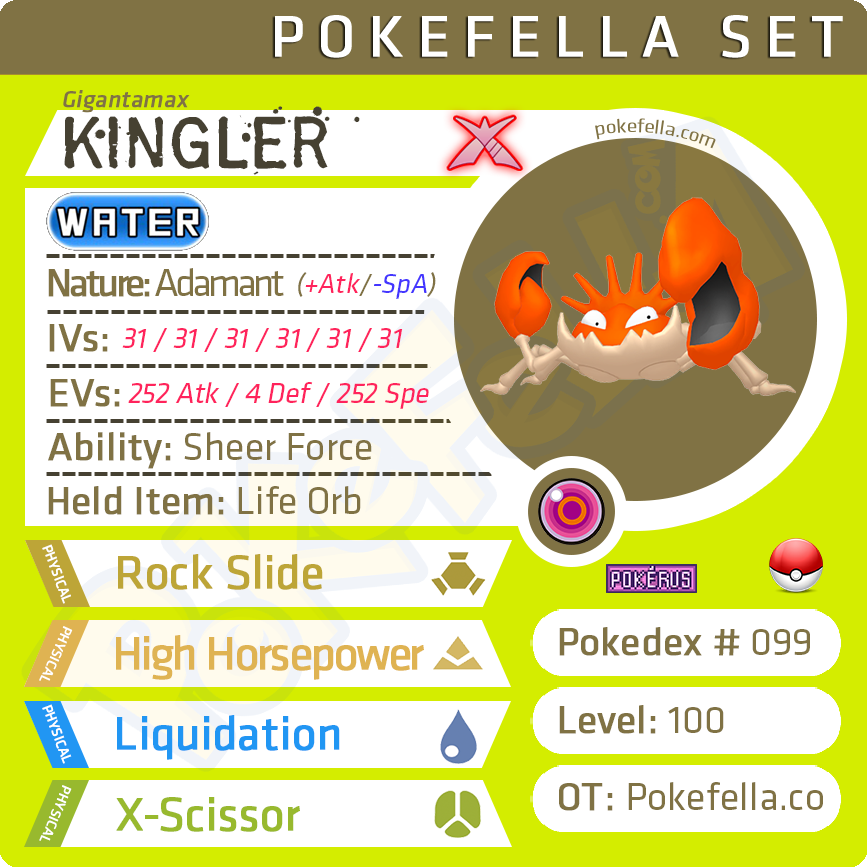 A Taste Sensation - Kingler | Pokémon Amino