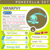 ultra square shiny Manaphy • Competitive • 6IVs • Level 100 • Online Battle-Ready
