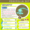 ultra square shiny Manaphy • Competitive • 6IVs • Level 100 • Online Battle-Ready