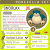 ultra square shiny Gigantamax Snorlax • Competitive • 6IVs • Level 100 • Online Battle-ready