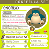 ultra square shiny Snorlax • Competitive • 6IVs • Level 100 • Online Battle-ready