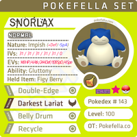 ultra square shiny Snorlax • Competitive • 6IVs • Level 100 • Online Battle-ready