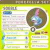 ultra square shiny Sobble • Competitive • 6IVs • Level 1 • Hidden Ability Egg Moves