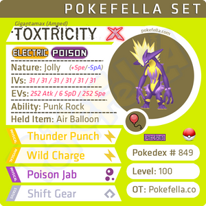 The Best Moveset for Toxtricity in Pokemon Sword and Shield