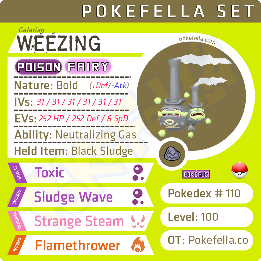 Weezing, Pokémon
