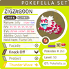 ultra square shiny Galarian Zigzagoon • Competitive • 6IVs • Level 99 • Online Battle-ready
