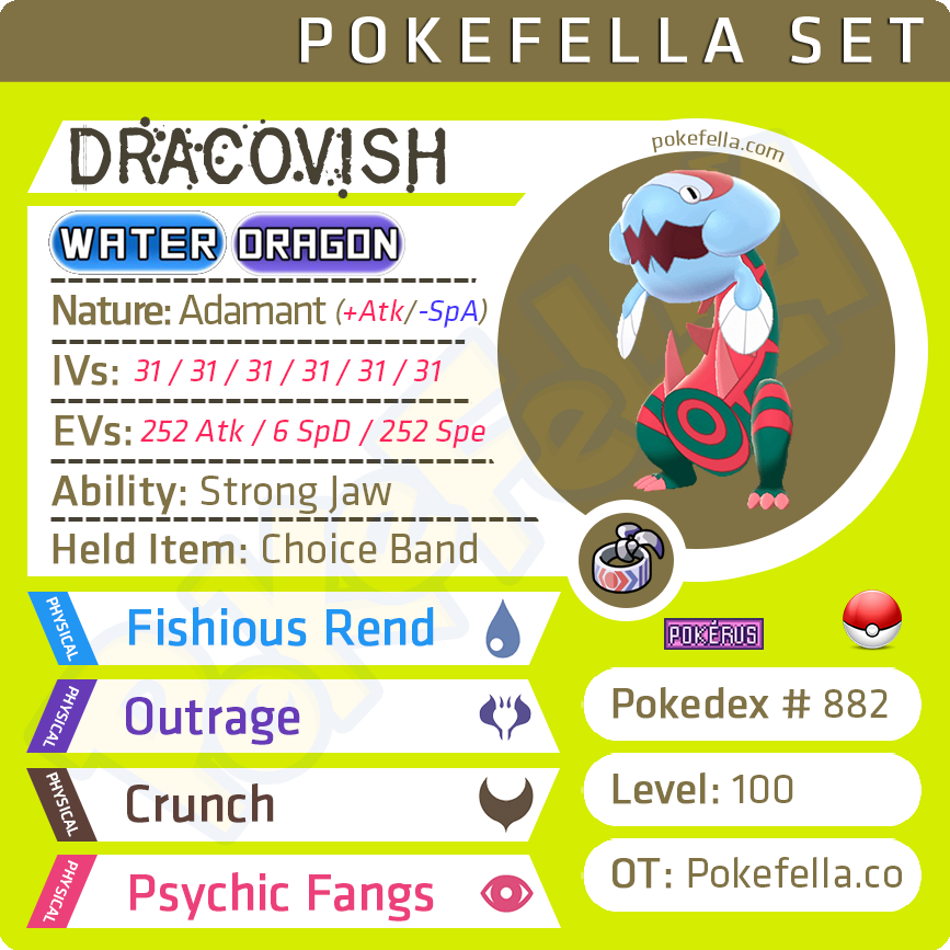 Dracovish V, Pokémon