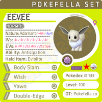 All Eevee Eeveelutions Set Shiny Max Effort Level Stats - Pokemon